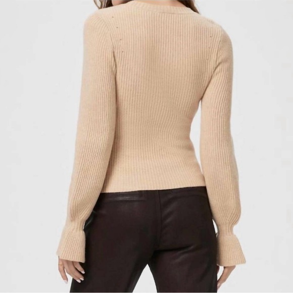 NEW Paige Virtue Scoop Neck Ribbed Sweater - Picture 7 of 15